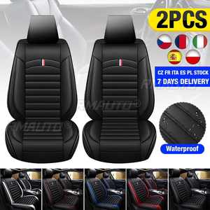 Juego de Fundas Universales para Asientos de Coche, Fundas Delanteras y Traseras de Cuero, Protector de Asientos, Accesorios para Coche, Cuatro Estaciones - Product Image 1