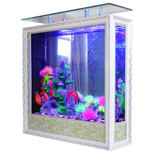 حوض سمك زجاجي مستطيل الشكل لغرفة الطعام/غرفة المعيشة سعة 300 لتر صديق للبيئة - Product Image 4