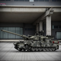 Tanque de Batalla Principal Leopard 2A7, Bloques de Construcción MOC, Vehículo Blindado Moderno, Modelo de Ladrillos para Armar, Juguete Coleccionable Militar