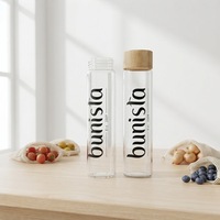 Tube en verre borosilicate 25ml/30ml/36ml/50ml/55ml/70ml/80ml/90ml/125ml/150ml, flacon échantillon en verre hermétique pour boisson au safran