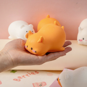 Cute <b>Cat</b> and Bear <b>Squishy</b> Slow Rebound Stress Relief Squeeze Ball - Product Image 3
