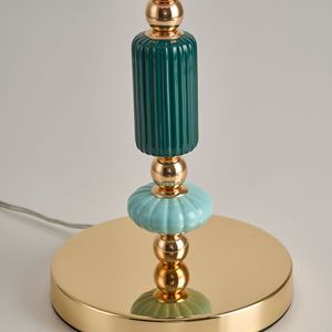 Modern Minimalist Ceramic Table <b>Lamp</b> <b>Led</b> <b>Light</b> Source E27 Switch Control Home Bedroom Decor Luxury Ambient Lighting - Product Image 4
