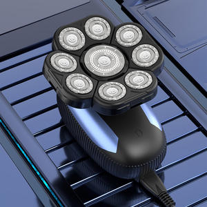 Tondeuses à tête chauve rechargeables Rasoirs électriques pour hommes Kit de toilettage Rasoir étanche Tondeuse à cheveux sans fil humide/sec - Product Image 6