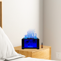 Diffuseur d'arômes portable à flamme simulée, prix d'usine, veilleuse colorée avec capteur pour voiture et maison, cadeau créatif en plastique