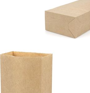 Cheap Custom Printed Food Grade Brown Kraft <b>Biodegradable</b> <b>Paper</b> Bags Handle for Bread Sandwich Milk Sushi Jelly-Custom Color - Product Image 3