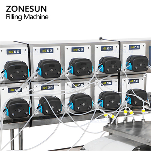 ZONESUN-Bomba peristáltica monobloque <span class=keywords><strong>de</strong></span> 10 cabezales, <span class=keywords><strong>botella</strong></span> <span class=keywords><strong>de</strong></span> vidrio pequeña, tapón <span class=keywords><strong>de</strong></span> llenado <span class=keywords><strong>de</strong></span> líquido, máquina taponadora - Product Image 3