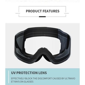 Lunettes de ski photochromiques personnalisées en gros, couleur et logo, pour enfants, magnétiques, réglables, sports d'hiver, alpinisme - Product Image 5