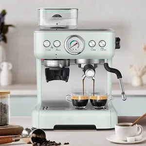 Mesin Kopi Otomatis, Mesin Kopi Espresso Filter 20bar, Otomatis 120V-220V 2,7 L 1500W 58Mm