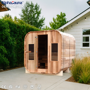 Tradition Bois De Cèdre Maison Jardin <span class=keywords><strong>Sauna</strong></span> Personnalisé Grande Taille Garten <span class=keywords><strong>Sauna</strong></span> Humide Extérieur Salles pour L'extérieur - Product Image 1