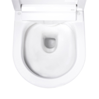 WC électrique intelligent mural VIVI WZ-28 de style européen avec télécommande, nettoyage automatique et siphon en P