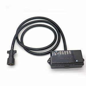 7 دبوس RV مقطورة الأسلاك عدة تسخير سلك مقطورة SAE مع 7 دبوس شفرة مقطورة المكونات و - Product Image 5