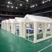 Tente médicale gonflable personnalisée, abri d'isolement d'urgence imperméable, tunnel de désinfection gonflable, installation de maison, réutilisable