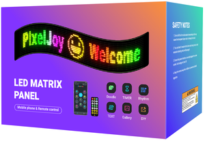 PixelJoy16x144Flexible LED Matrix Waterproof USB App&Remote Control RGB LED <b>Screen</b> 1000cd Brightness 12-Bit Color Depth - Product Image 3