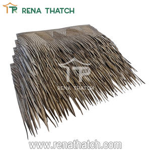 Hot Sale Feuer beständige synthetische Palmblätter Künstliche Strohdach materialien Künstliche Tiki Thatch - Product Image 4