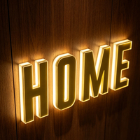 Enseigne murale personnalisée pour devanture de magasin, lettres rétroéclairées, enseigne lumineuse LED pour entreprise