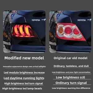 ไฟท้าย TYPY รุ่นใหม่สำหรับ Mark X ปี 2005-2009 ชุดอัพเกรดไฟท้าย 12V เลนส์รมดำ/สีชา - Product Image 4