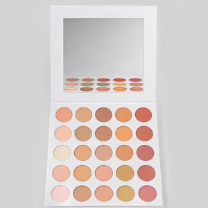 Diy 25 Color Eyeshadow NEW Wholesale <strong>No</strong> <strong>logo</strong> Shimmering and Matte Color Glitter Makeup Eyeshadow Palette - Product Image 1