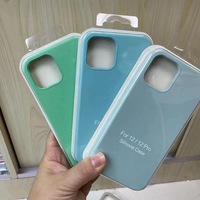 Casing Handphone Anti Jatuh Tahan Banting Bahan TPU Cair Imitasi Silikon untuk iPhone 12 13 14 15 16 17 18 Pro Max Plus