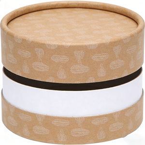 Custom Logo Biodegradable Kraft <b>Round</b> Cylinder Paper Tube Underwear Tube Packaging Socks T-Shirt Packaging Tube - Product Image 6