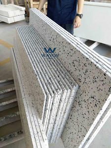 Encimera personalizada Lavabo de terrazo Fregadero de inodoro Muebles de baño Encimera Losas de piedra sinterizada Estilo de lujo Directo de fábrica - Product Image 2