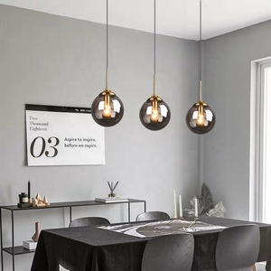 Lámparas Colgantes de Cristal Nórdicas, Lámpara Colgante Moderna Dorada, Decoración de Loft para el Hogar, Lámparas para Cafetería, Comedor, Cocina, <span class=keywords><strong>Dormitorio</strong></span> - Product Image 4