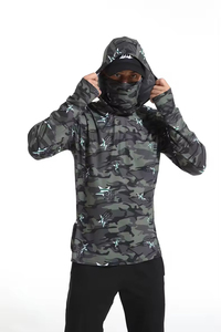 Camiseta <span class=keywords><strong>de</strong></span> <span class=keywords><strong>Pesca</strong></span> Personalizada con Protección Solar UPF 50+ para Hombre, Camiseta <span class=keywords><strong>de</strong></span> Manga Larga <span class=keywords><strong>de</strong></span> Poliéster para Senderismo y Actividades al Aire Libre - Product Image 4