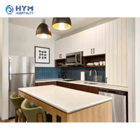 Meubles d'hôtel Staybridge Suites by IHG, ensemble de meubles de chambre d'hôtel, table d'appoint pour hôtel