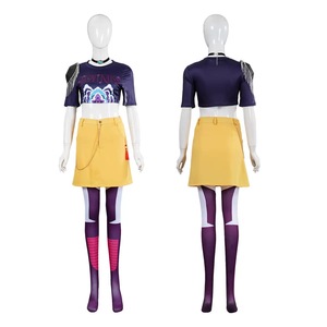 Costume d'Halloween Mira Rumi K-POP Demon Hunter pour filles, livraison rapide, tenue de fête pour enfants - Product Image 4