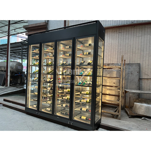 Kép khu vực rượu vang đỏ tủ lạnh tủ lạnh tùy chỉnh nhiệt độ không đổi cửa đôi cho trung tâm mua sắm nhà rượu hầm tủ lạnh - Product Image 1