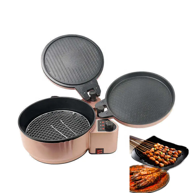 Hot Sale Factory Direct Multifunktion aler elektrischer Grill Grill Pizza Maker Shabu-Shabu Hot Pot Kochherd