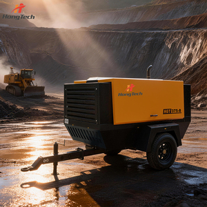 Compresor Diésel Atlas Copco <span class=keywords><strong>Ingersoll</strong></span> <span class=keywords><strong>Rand</strong></span> Tipo 385 CFM 400 CFM, 8 Bar 10 Bar, Portátil, Operación Mecánica para Minería - Product Image 4