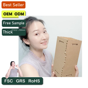 Công nghiệp Trọng lượng nhẹ gấp tổ ong lõi Hội Đồng Quản trị chi phí-hiệu quả thay thế cho thùng gỗ hậu cần giấy bìa - Product Image 2