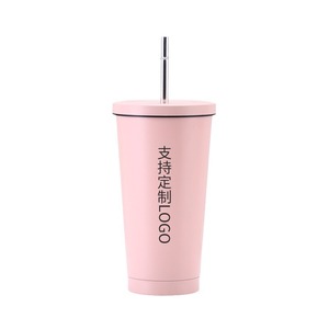 Nouvelle Tasse de Voyage Isotherme en Acier Inoxydable 2025 – 500ml/750ml – Mug à Café Coloré à Double Paroi Sous Vide avec Paille et 2 Couvercles - Product Image 1