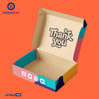2025 ODM nuevo diseño plegable de calidad alimentaria cartón corrugado regalo correo compras caja de correo personalizada con diseño de logotipo