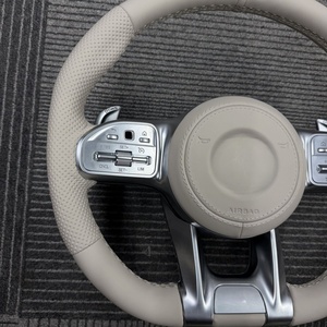 Volant en cuir <span class=keywords><strong>Mercedes</strong></span> pour Classe C/Classe E/<span class=keywords><strong>GLC</strong></span>/GLE/GLB/CLA/C200/E300 260 – Nouvelle conversion et mise à niveau - Product Image 4
