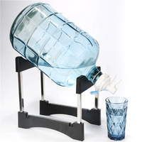 Grande bouteille de stockage en verre Demijohn de 10L et réservoir de fermenteur en verre de 5 gallons pour bière artisanale et vin