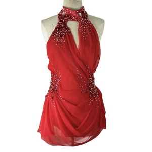 LIUHUO Lyrical <strong>Dance</strong> <strong>Dress</strong> for Girls Pole <strong>Dance</strong> Luxury Flash Drill Competition Performance <strong>Red</strong> <strong>Dance</strong> <strong>Dress</strong> Customize - Product Image 1