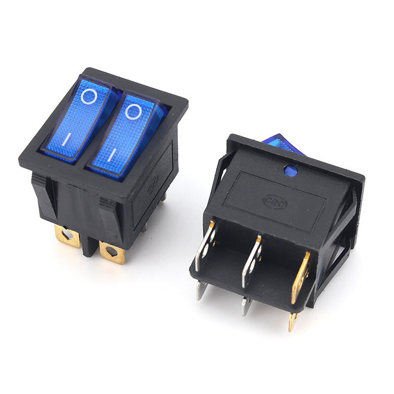 XX-D3 Dual-Power Electric Wok Switch High Current Rocker Switches for Hair Dryer and Boat Switches Supplied by China