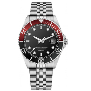 นาฬิกาสปอร์ตสำหรับผู้ชายหน้าปัดขนาดใหญ่42มม. นาฬิกาสปอร์ตแบบอัตโนมัติทำจากสแตนเลส316L เรืองแสงฝาหมุนกันน้ำ - Product Image 3