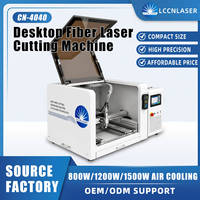 Machine de découpe laser à fibre de bureau légère et économique de 800 W pour la découpe, le marquage et la gravure de bijoux en métal, compatible AI/BMP/PLT, CNC DIY