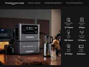 AF-P280 Capacity Expandable 2048Wh-10240Wh AC Fast Charge Energy Battery <b>Storage</b> Backup Power Station - Product Image 5