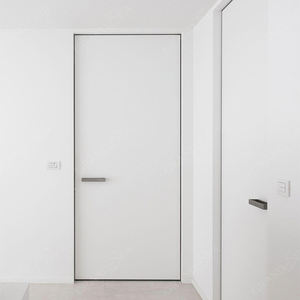 Porte Interne Moderne Senza Telaio Invisibili in Legno per Stanze Nascoste nella Mia Casa - Product Image 6