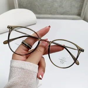 Wholesale Promotional factory price Cheap Glasses Mens TR90 Eyeglasses Frames Spectacle Small Squared Optical Frames 2023
