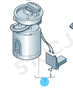Piezas automotrices Bomba de <span class=keywords><strong>gasolina</strong></span> Conjunto de bomba de combustible Nuevo lujo 4B0919051E Audi A3 TT Volkswagen Bora Golf 3 4 Beetle - Product Image 6
