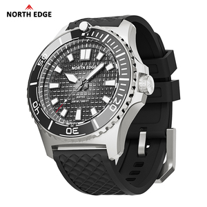 นาฬิกาสมาร์ทวอทช์ Diver Style รุ่นกันน้ำ 200 เมตร หน้าปัดทรงกลม สำหรับเล่นกีฬากลางแจ้ง ใช้พลังงานแสงอาทิตย์ รุ่น North Edge ABYSS - Product Image 1