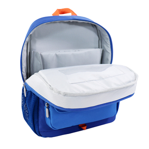 Kids Waterproof School <b>Backpack</b> Detachable Pencil Case Set Primary Students Spine Protection Large Capacity Color Block <b>Children</b> - Product Image 4