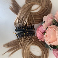 Usine Fasimei Couleur de cheveux de haute qualité Balayage Cheveux vierges Vendeurs 6d Machine d'extensions de cheveux