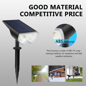 Projecteurs solaires LED extérieurs à haute luminosité IP65 <span class=keywords><strong>pour</strong></span> <span class=keywords><strong>arbre</strong></span> de Noël et mur, avec éclairage automatique, gradation, angle de faisceau de 90 degrés - Product Image 3