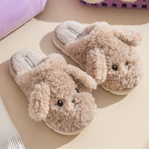 Women's Cute Cartoon <b>Dog</b> Animal for Slippers Cushioned Fancy Flat Sole Warm <b>House</b> for Slippers for Winter Summer-Wholesale Custo - Product Image 5