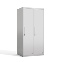 Armoire de rangement moderne en acier Homniture avec design durable, légère, autoportante et verrouillable pour le salon et le bureau
